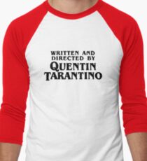 Movie Buff T Shirts Redbubble - written and directed by quentin tarantino men s baseball t shirt