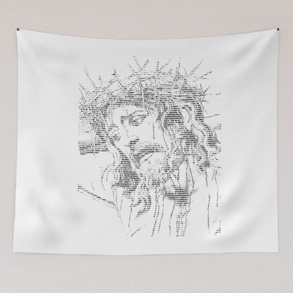 Item preview, Jesus Crucified Text Art designed and sold by Roland1980.