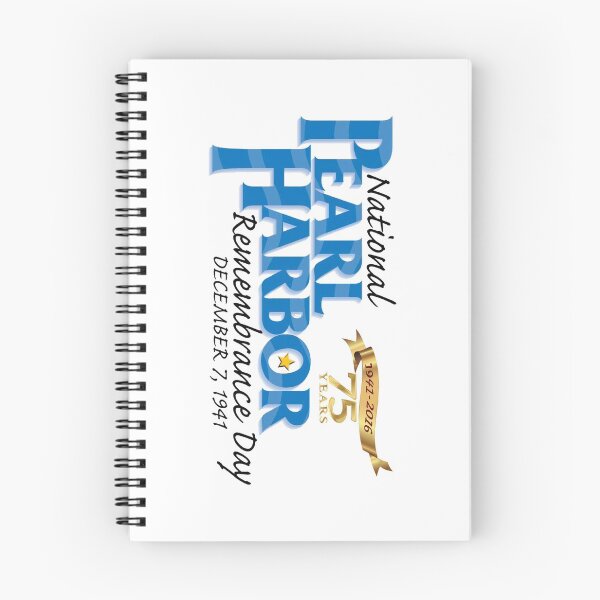 Item preview, Pearl Harbor Remembrance Day 75th Anniversary Logo designed and sold by Nikki SpaceStuffPlus.