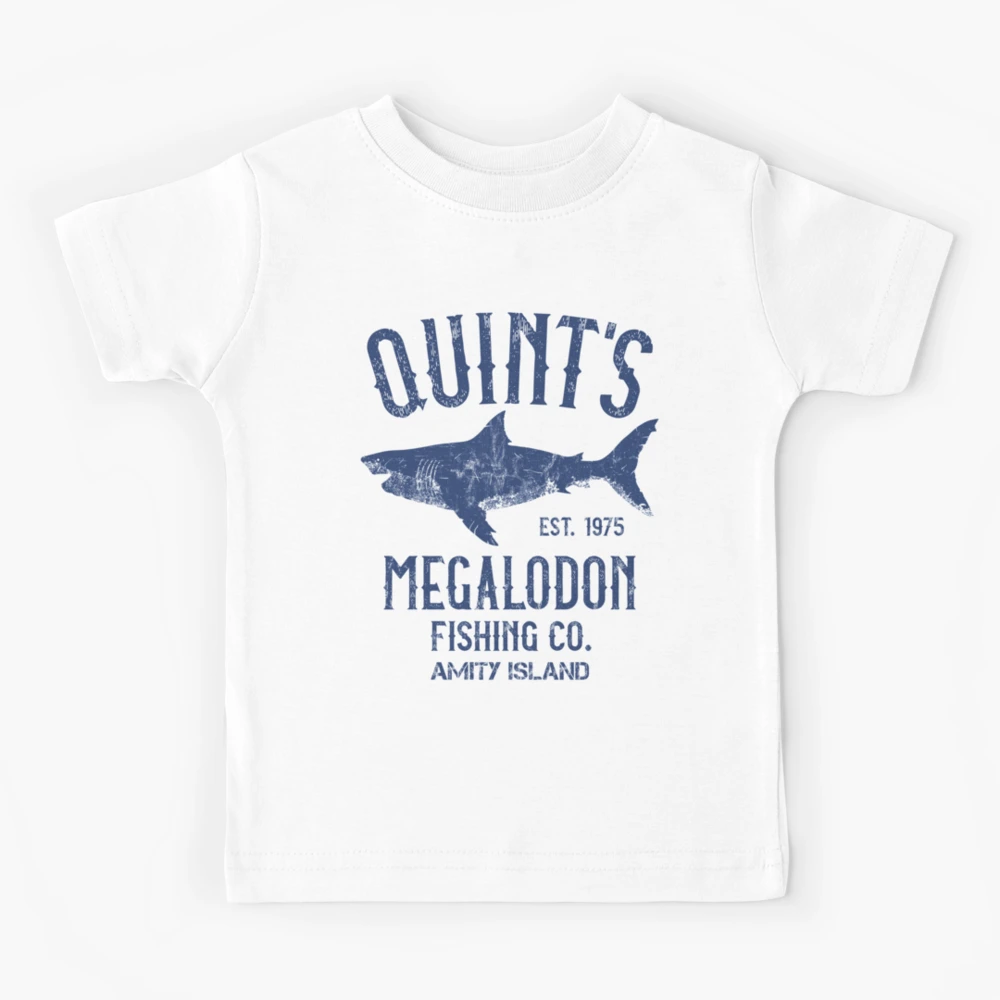 Quint's Megalodon Shark Fishing - The Meg Kids T-Shirt for Sale by  IncognitoMode