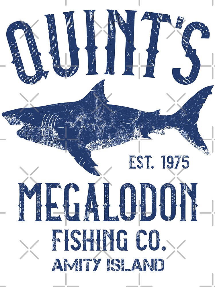 Quint's Megalodon Shark Fishing - The Meg | Kids T-Shirt