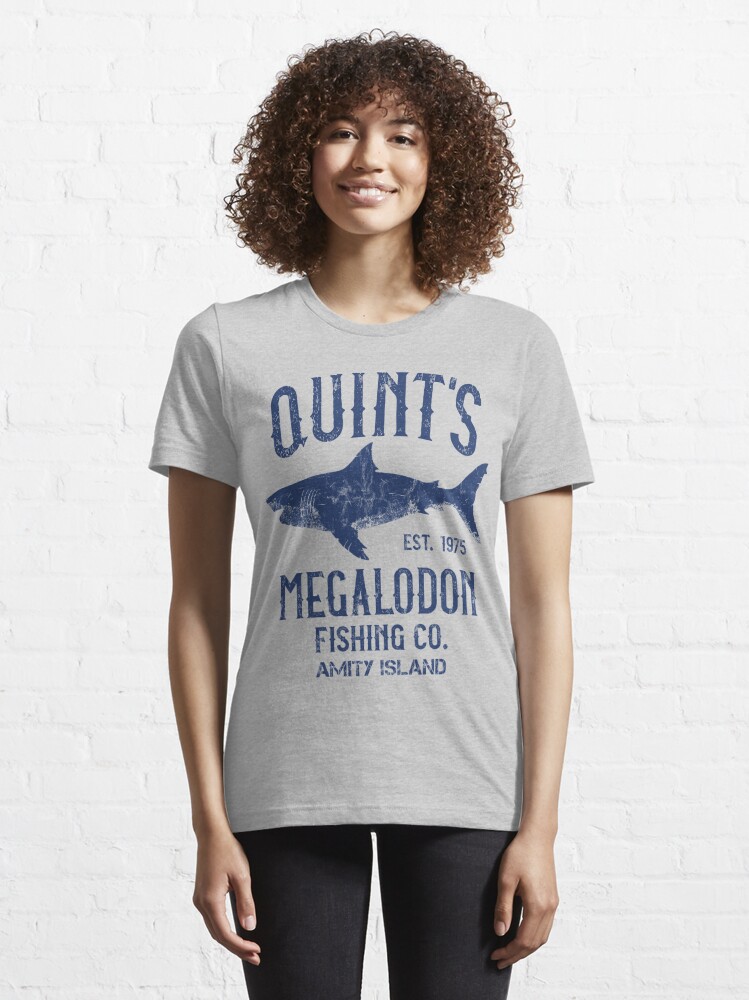 Quint's Megalodon Shark Fishing - The Meg | Essential T-Shirt