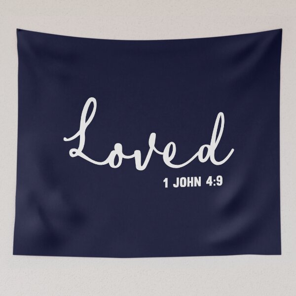 Item preview, Loved, 1John 4:9 designed and sold by corbrand.