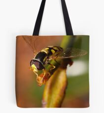 Hoverfly resting Tote Bag
