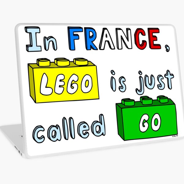 French Lego Laptop Skin