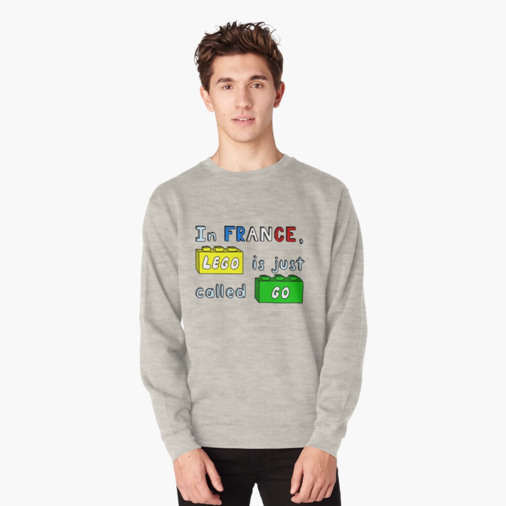 French Lego Pullover Sweatshirt