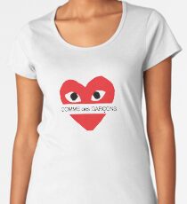 Garcons Heart Women's Premium T-Shirt