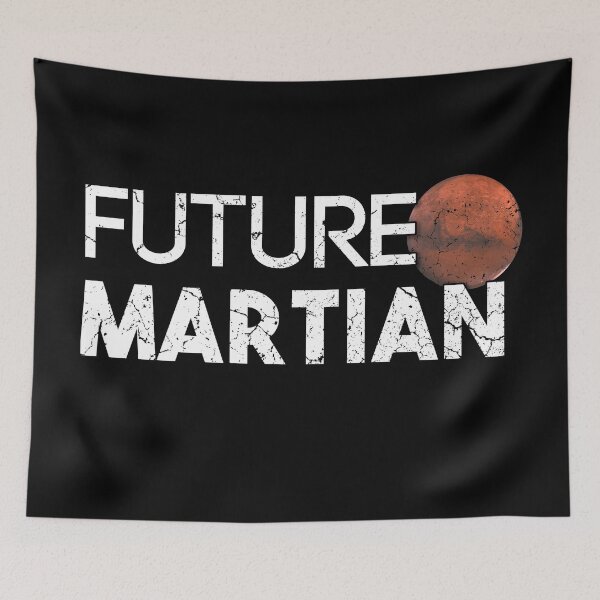 Item preview, Future Martian Occupy Mars Space Race T-Shirt designed and sold by carlgookins.