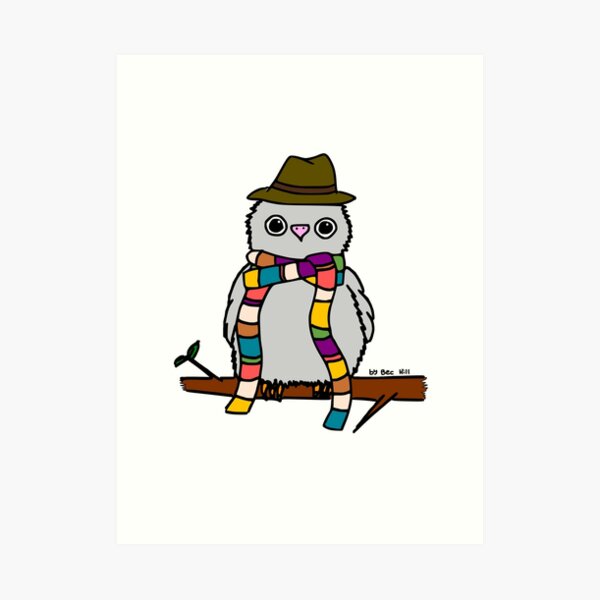 Dr Hoo Art Print