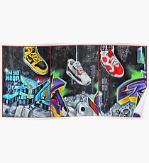 Sneakers. Bondi graffiti Poster