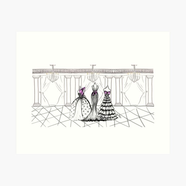 Couture mood Art Print