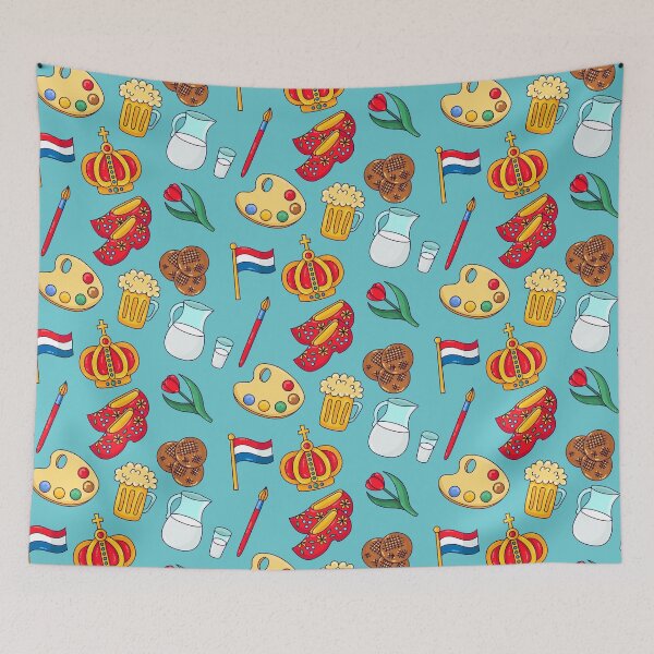 Item preview, Holland Netherlands travel pattern designed and sold by Olizabet.