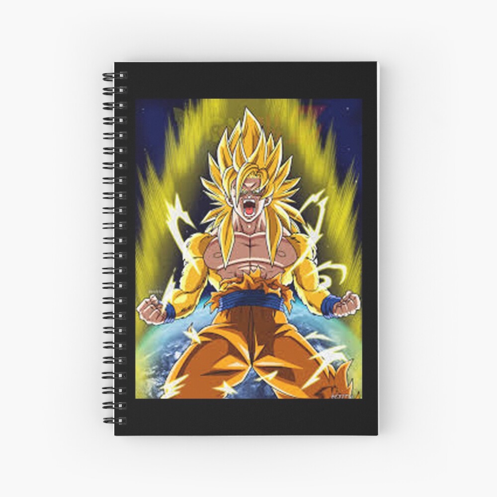 Goku artwork! Spiral Notebook for Sale by requiem147978