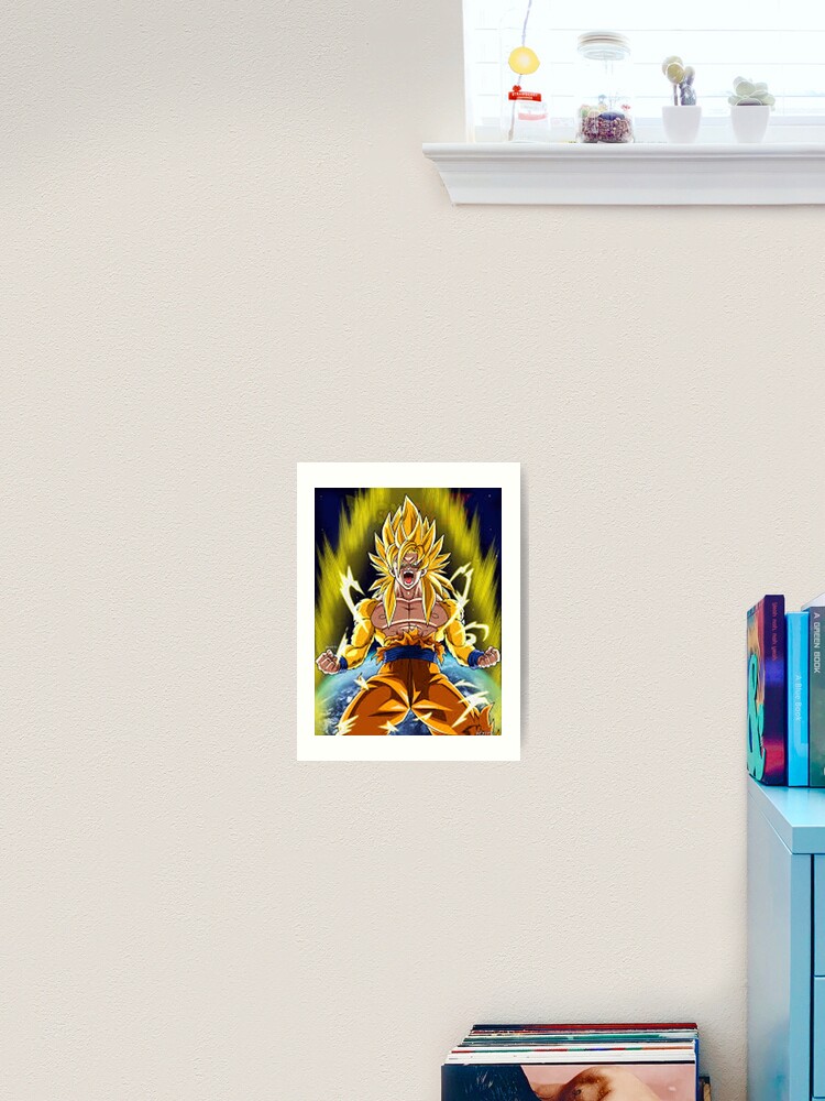 DBZ Goku Super Saiyan Photographic Print for Sale by Desire-inspire