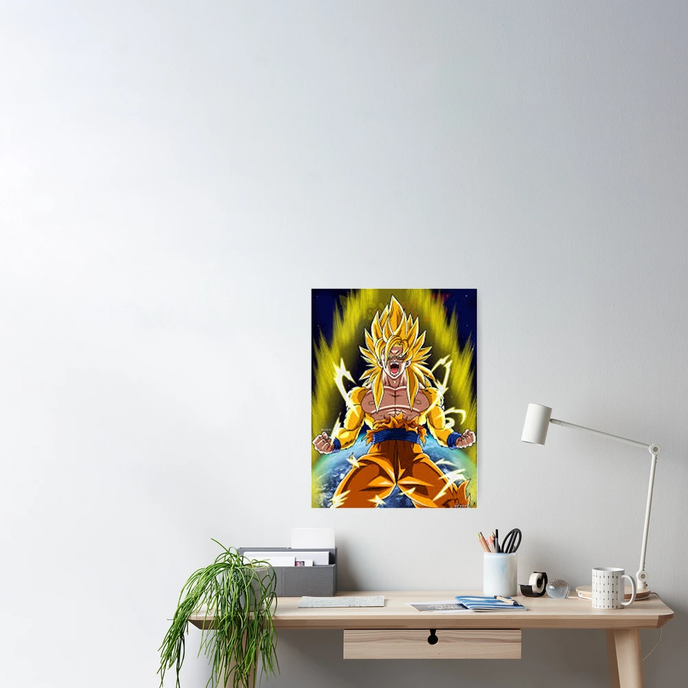 DBZ Goku Super Saiyan Photographic Print for Sale by Desire-inspire
