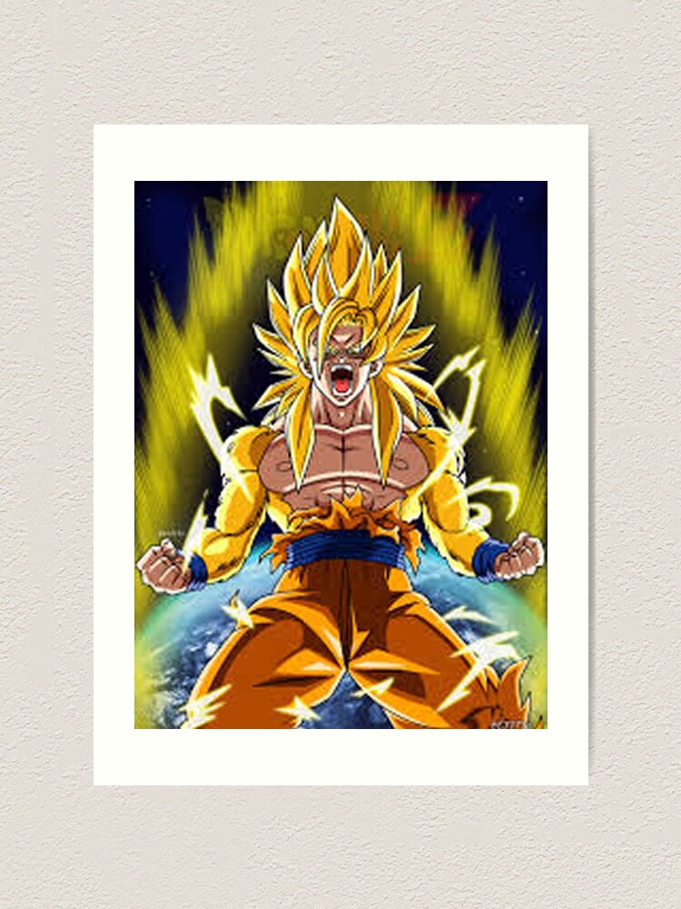 Poster, Quadro Dragon Ball Z - Goku Jump em