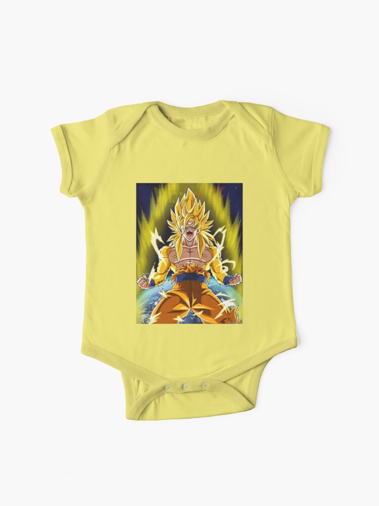 Dragon Ball Super Parody White Short-sleeved baby bodysuit - Son Goku Super  Saiyajin (Funny Dragon Ball Super Parody - High Quality Babygrow - Size  1192 - Ref : 1192)