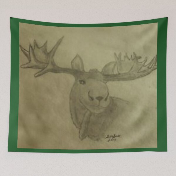 Item preview, Maine Moose designed and sold by BellsPainting.