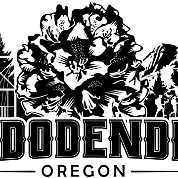 Artwork thumbnail, Rhododendron Oregon - White Border by mark5four0