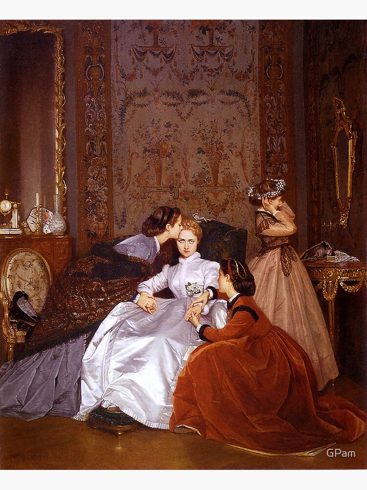 Disover The Reluctant Bride - August Toulmouche Canvas