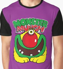 Eingelegte Zwiebel Monster Munch Retro 80er Jahre englische Snacks Grafik T-Shirt