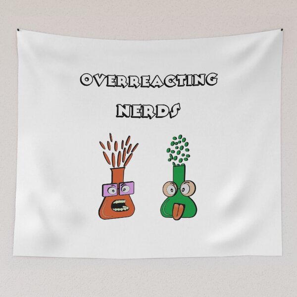 Item preview, Overreacting nerds funny nerd shirt designed and sold by dm4design.