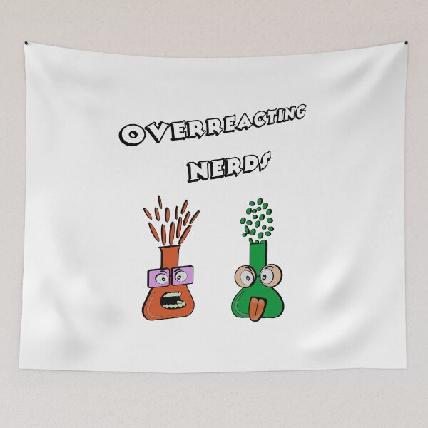 Item preview, Overreacting nerds funny nerd shirt designed and sold by dm4design.