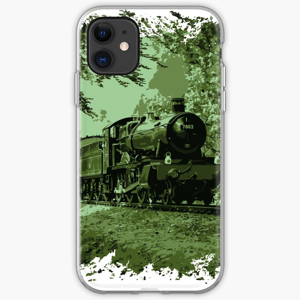 Steam Train in Green iPhone Case & Cover