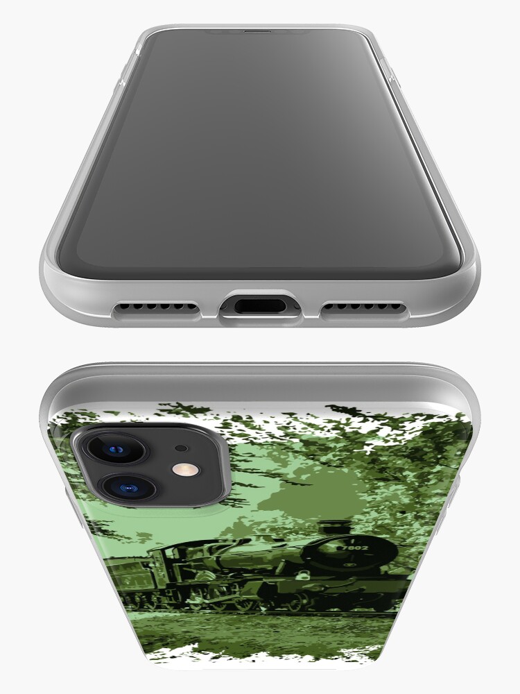 Alternate view of Steam Train in Green iPhone Case & Cover