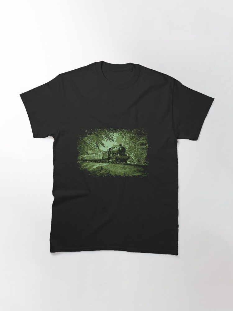 Alternate view of Steam Train in Green Classic T-Shirt
