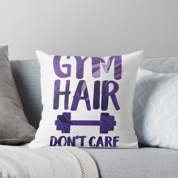 Item preview, Gym Hair don't care funny workout quote designed and sold by tqueen.