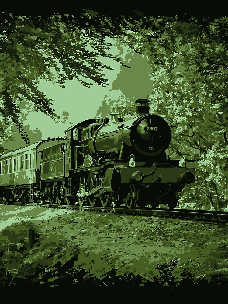 Steam Train in Green by modelrailway