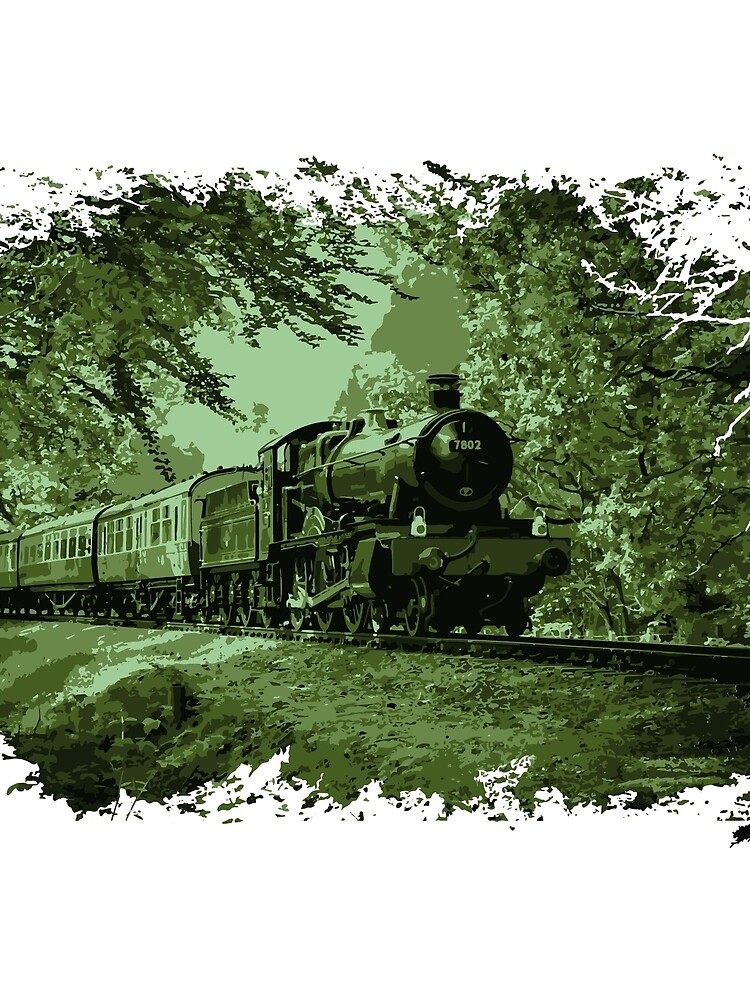 Steam Train in Green by modelrailway