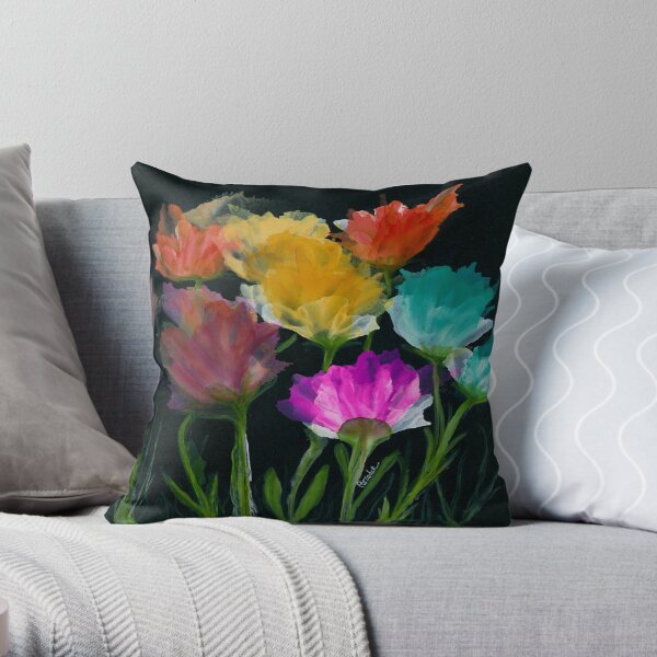 Cadillac Bloom Throw Pillow