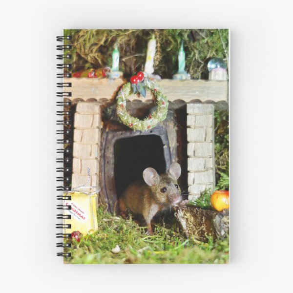 Item preview, Christmouse by the fire place waiting for santa  designed and sold by Simon-dell.