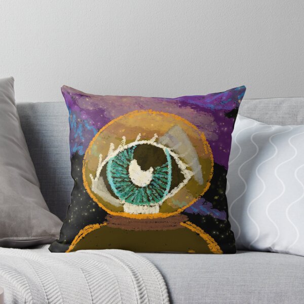 Item preview, Alien Eyeball In Chalk Board Space designed and sold by Ari-ArtStudio.