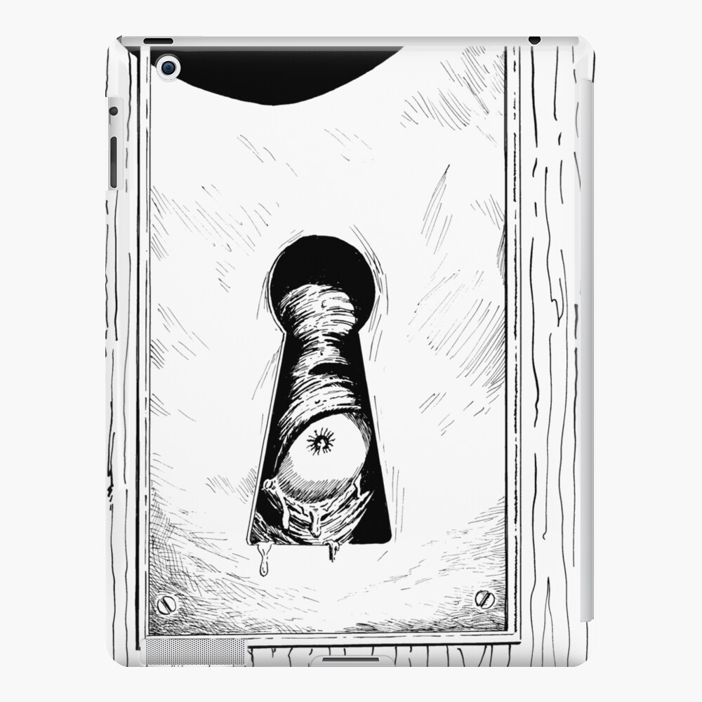 Eye of the Keyholder Horror Art iPad Case & Skin