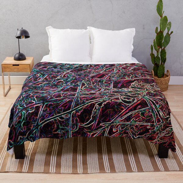 Item preview, Crazy Colour Dark Irregular Abstract designed and sold by badlydrawnbabe.