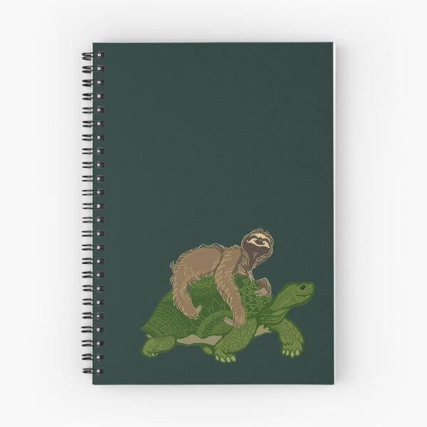 Item preview, Slow Buddies Sloth and Tortoise - They'll get there! designed and sold by DilatorySloth.