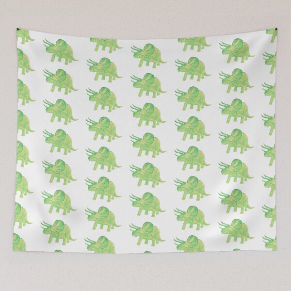 Item preview, Dinosaur Triceratops 121918 painting designed and sold by mandalafractal.