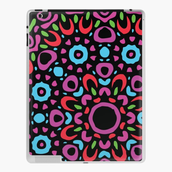 Floral Abstract Multi Colour Mandala 2 iPad Skin