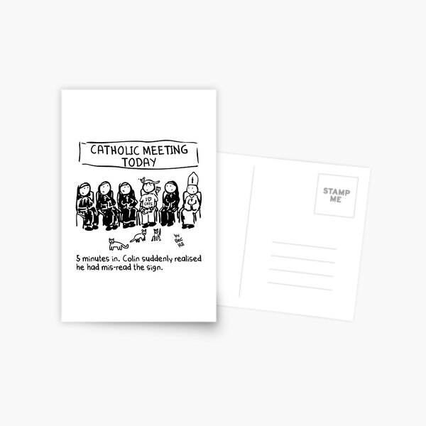 Catholic Meeting Postcard
