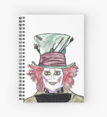 Tim Burton, Hand drawing, Alice in Wonderland, Quotes, Gifts, Presents, Decor, Pencil drawings, Doodles, Cinema, Culture, Hobbies Spiral Notebook
