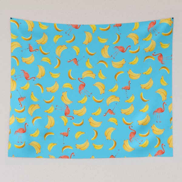 Item preview, Bananas and flamingo designed and sold by valezar.