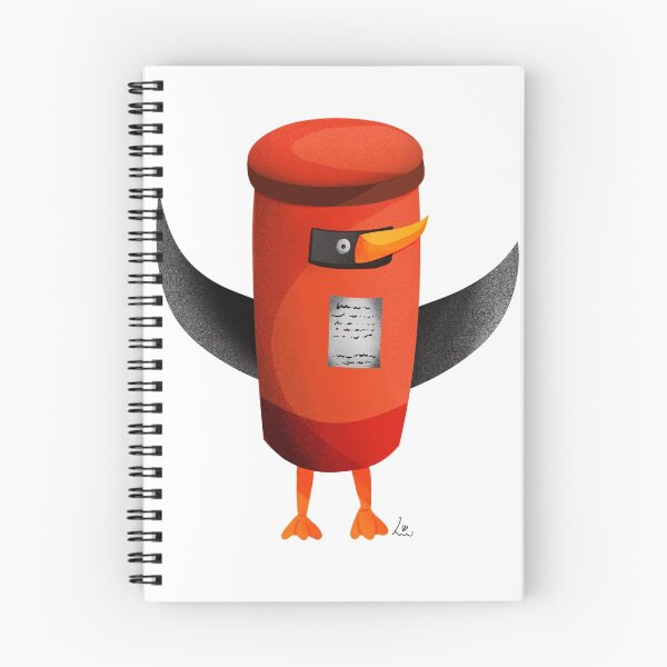 Item preview, Penguin in a Postbox designed and sold by SleepyLilSloth.