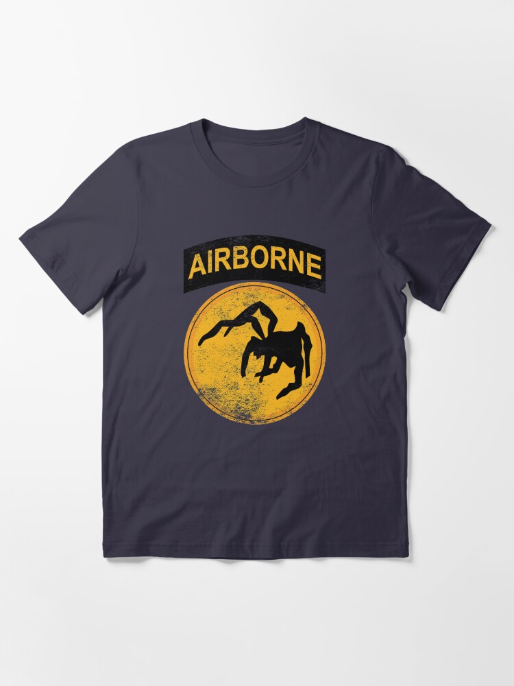 Alternate view of WW2 135th Airborne Division Parachute Patch Shirt Gear Essential T-Shirt