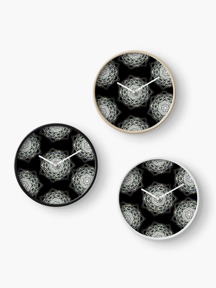Thumbnail 3 of 4, Clock, Stars designed and sold by Remy Porter.