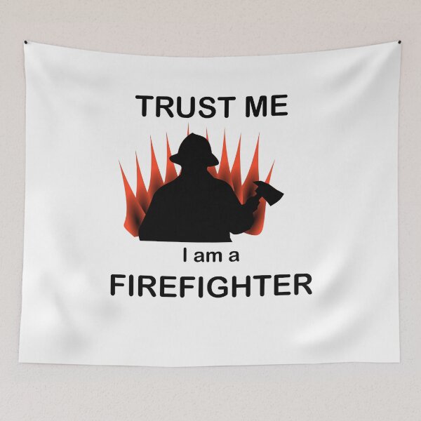 Item preview, Trust me I am a firefighter firefighter hero t-shirt designed and sold by dm4design.
