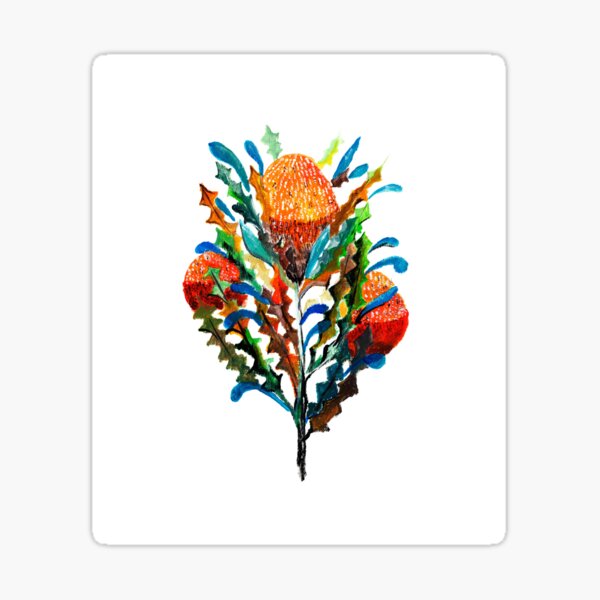 Banksias Sticker