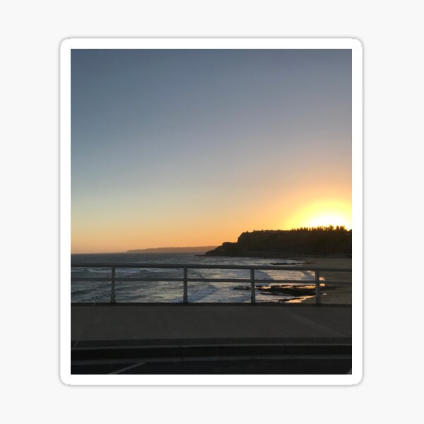 Beaches-Sunset Sticker
